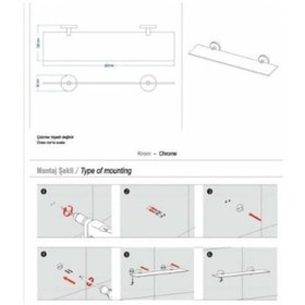 Resim Deppot Natura Etajer Krom 