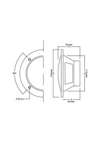Resim Labarka Marin Hoparlör 13,5cm Siyah - 100 Watt 