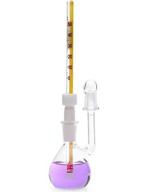 Resim Cam Piknometre 25 Ml - Kalibreli Termometreli - Sertifikalı 