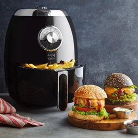 Resim King Magicfry Airfryer Yağsız Sıcak Hava Fritöz Siyah - 4 Yıl Garanti 