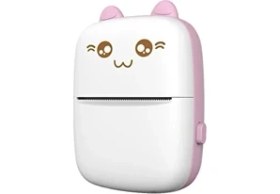 Resim Acton Mini Fotoğraf Yazıcı Kablosuz Baskı Makinesi Ios Android Uyumlu Termal Printer 