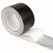 Resim Dayanıklı Alüminyum Folyo Bant - HVAC Sızdırmazlık için Yüksek Isıya Dayanıklı PVC Yapıştırıcı, Boru ve Metal Tamiri, Sıcak/Soğuk Hava Kanalı Onarımı için Sağlam Siyah Dukt Şerit 