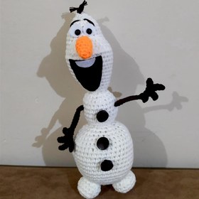 Resim Olaf El Örgüsü Amigurumi Oyuncak El Emeği 