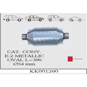 Resim NESS EXHAUST SYSTEMS Katalitik Konvektör /cat.converter 