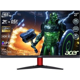 Resim Acer Nitro KG272S Zeroframe UM.HX2EE.S01 27” 165 Hz 2 ms 2x HDMI+Display FreeSync Premium Full HD IPS Monitör Acer