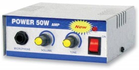 Resim Pazarcı Ses Sistemi Takım Set 12V Amfi+Hoparlör+Mikrofon 