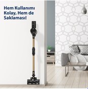 Resim A40 Vacumaster Kablosuz Sarı Dikey Süpürge Blaupunkt