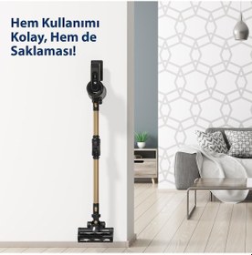 Resim A40 Vacumaster Kablosuz Sarı Dikey Süpürge 