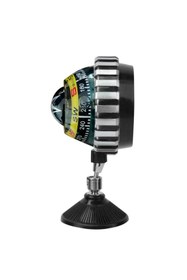 Resim OTO SÜSLEN İSTANBUL Araç İçi Pusula Cama Vantuzlu Aksesuar Pusula Sarı Işıklı 