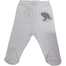 Resim Bibaby Pantolon Patikli Animals Favourite Kız Beyaz-10126 Beyaz 