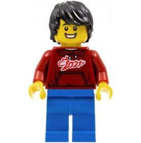 Resim Lego Minifigür Man Dark Red '2021' Shirt Hol228 
