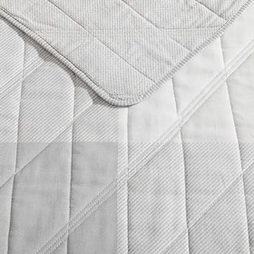 Resim Eddie Bauer - King Yorgan Seti, Eşleşen Yastık Kılıflı Pamuklu Çift Taraflı Yatak Takımı, Orta Ağırlıkta Ev Dekoru (Taş Grisi, King) 