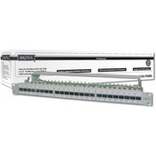 Resim Digitus 19 Inch 24 Port Cat-6a Ea Sınıfı Ftp Patch Panel, Zırhlı, 1u, Tozdan Korumak Için Kapaklı, 8 