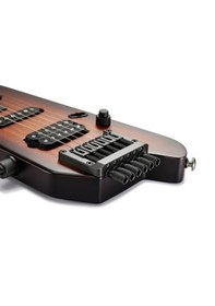 Resim Donner Hush-x Headless Traveller Elektro Gitar Seti Sunburst 
