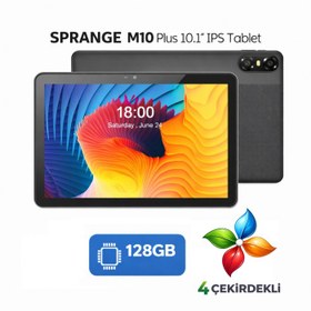 Resim SPRANGE M10 Plus 10.1" IPS Tablet | 4GB RAM 128GB Hafıza | Hızlı 4 Çekirdek 