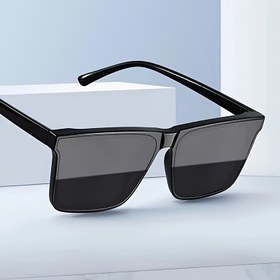 Resim 2023 Trend Erkek Moda Gözlükleri - Dayanıklı PC Çerçeve & Lens, Mükemmel Hediye Fikri 