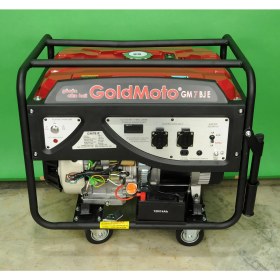 Resim Goldmoto Gold Moto GM7BJE 7 Kva Benzinli Marşlı Monofaze Jeneratör Sessiz Jeneratör Tekerlekli Jeneratör 