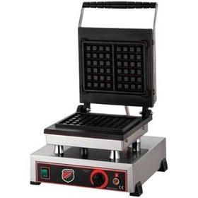 Resim eurofaz Işıkgaz Tekli Kare Waffle Makinesi 