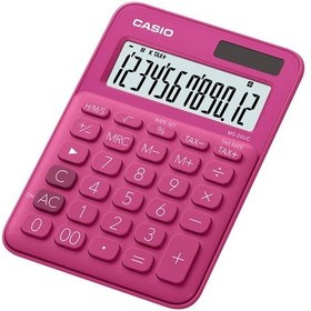 Resim Casio MS-20UC-RD Masaüstü 12 Hane Hesap Makinesi 