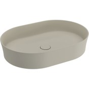 Resim Bocchi Sottıle Slım Lıne Tezgah Üstü Elips 55x38cm. Lavabo - Mat Yasemin 