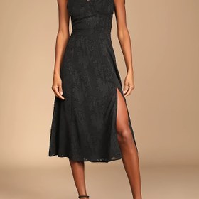 Resim Kadınlar İçin Şık Siyah Resmi ve Parti Elbisesi - İnce Askılı, Geniş Etekli Kolsuz A Kesim Mini Elbise, Akşam Etkinlikleri, Randevular, Günlük Giyim için - Resmi Gece Kıyafeti, Sade Detaylı, Moda Tutkunları 