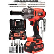 Resim Assur ASR113 21 V 2.0 AH 800 NM Şarjlı Somun Sıkma Sökme Kırmızı 