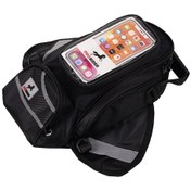 Resim Motosiklet Depo Üstü Çanta Tank Bag Manyetik Impertex Kumaş Telefonluklu Mod Motor Tur Çantası Renkli 