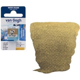 Resim Talens Van Gogh 1/2 Tablet Sulu Boya 802 Light Gold 