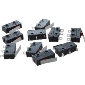 Resim Guangdong Spirit Eıtgzwas 10 Adet Ac 125V 5A Spdt 1no 1nc Kısa Düz Menteşe Kolu Mini Mikro Anahtar(Yurt Dışından) 