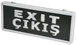 Resim Ct-9175 3w 3 Saat Şarjlı Çift Yönlü Ledli Exit Armatür 