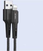 Resim G30 Gear Lightning USB Kablo 2.4A Hızlı Şarj Kablosu 120 cm Naylon Örgü Wiwu