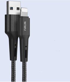 Resim G30 Gear Lightning USB Kablo 2.4A Hızlı Şarj Kablosu 120 cm Naylon Örgü Wiwu