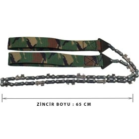 Resim 11 Dişli Taşınabilir Zincirli Cep Testeresi | Outdoor & Kamp Testere 