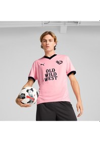 Resim Puma Palermo Home Jersey Erkek Siyah Forma Düz 779023 Siyah 