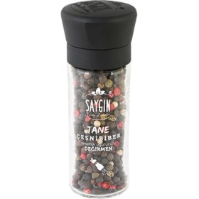 Resim Saygın Çeşnili Tane Karabiber Değirmeni (Seramik Öğütücülü) 50 gr 