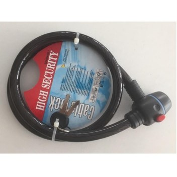 Motosiklet Halat Kilit 25 Mm Kalınlık 1.5 Mt Uzunluk Gece Işıklı N11.1680