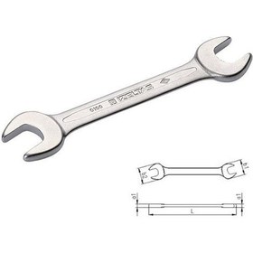 Resim 30x32 Mm İzeltaş İki Ağız Anahtar Kısa Boy Mm N11.30306 