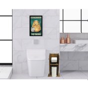 Resim Bk Home Doğal Masif Ahşap Tuvalet Kağıtlığı Ve Dekoratif Ahşap Si (551052552) Bk