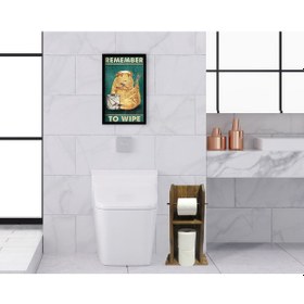 Resim Bk Home Doğal Masif Ahşap Tuvalet Kağıtlığı Ve Dekoratif Ahşap Si (551052552) 