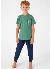 Resim Roly Poly 3019 Afterwave Erkek Çocuk Kısa Kol Pijama Takım 001 