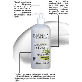 Resim El Ve Vücut Losyonu - Aloe Vera Özlü Nemlendirici El Ve Vücut Kremi Aloe Vera Özlü - 400ml Kremlos 