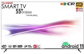 Resim Telenova Revo55FS1104 55" 140 Ekran 4K Ultra HD Android Smart LED TV Telenova Revo55FS1103 55" 140 Ekran 4K Ultra HD Android Smart LED TV