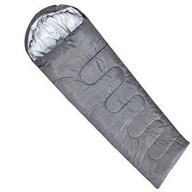 Resim DFT Düz Başlık 190+30x75 CM Gri 5/15 Derece Uyku Tulumu 