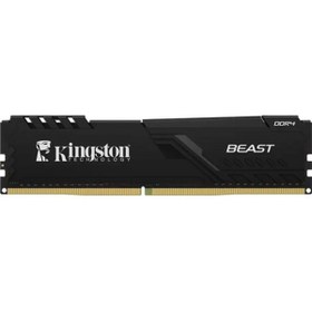Resim KINGSTON 16GB 3600MT/s DDR4 CL18 DIMM Beast Black Turkey KF436C18BB/16TR - RAM 
