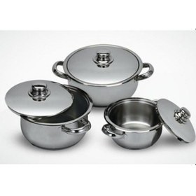 Resim Gülsan 6 Parça Çelik Kapaklı Çakır Güveç Set 