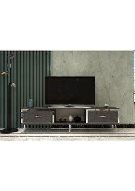 Resim Arnoct Tv Sehpası Antrasit-gümüş 
