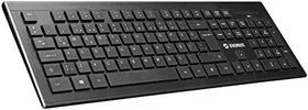 Resim Lunatic Everest KM-9675 Siyah 10 Metre Mesafeli Kolay Kullanım Tuşlu Kablosuz 1600dpi Q Standart Klavye +Uzun Ömürlü Tıklama Mouse Set 