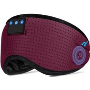 Resim Uyku Maskesi Ve Bluetooth Kulaklık 2'li 1, Hd Stereo Ses, Uzun Pil Ömrü, Ev Ve Seyahat İçin, Mikrofonlu 