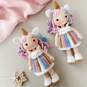 Resim Amigurumi Unicorn Bebek 
