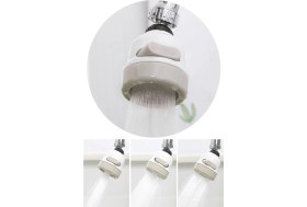 Resim Yayke 3 Fonksiyonlu Mutfak Lavabo Başlığı 360 Derece Döner Musluk Ucu Tasarruflu 